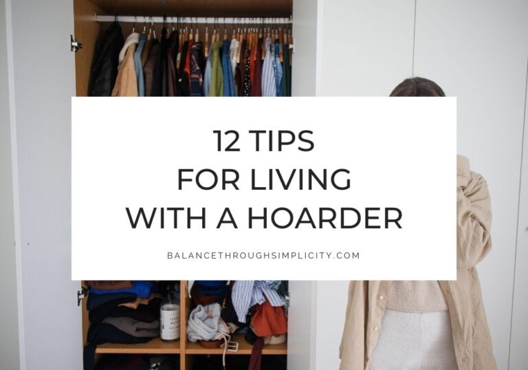 Tips for living with a hoarder