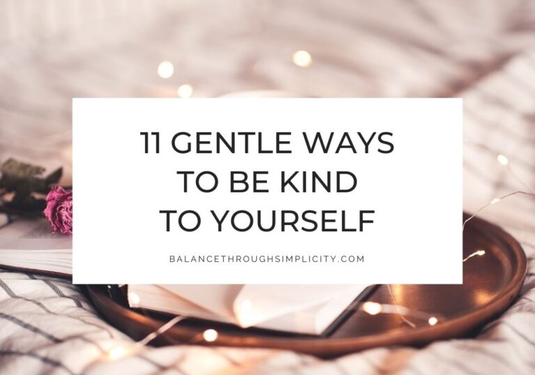 Ways to be kind to yourself