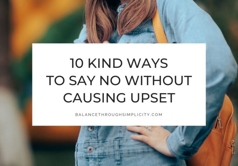 Ways to say no
