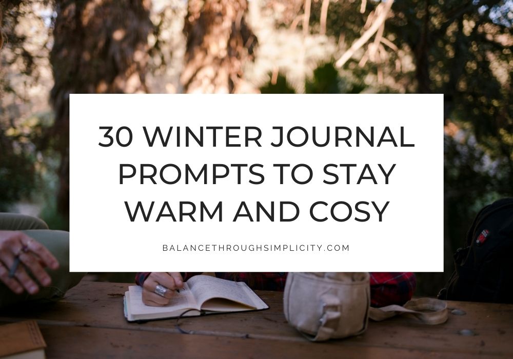 Winter journal prompts