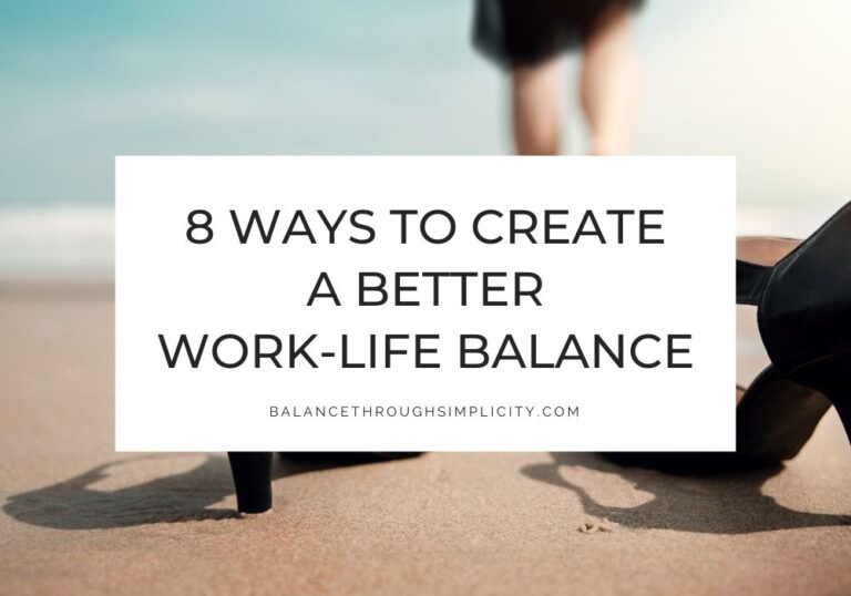 Work-life balance