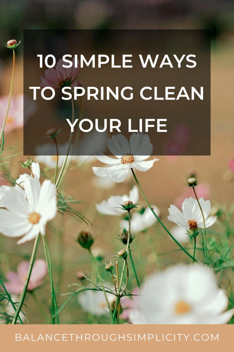 How To Spring Clean 10 Simple Ways to Spring-Clean Your Life