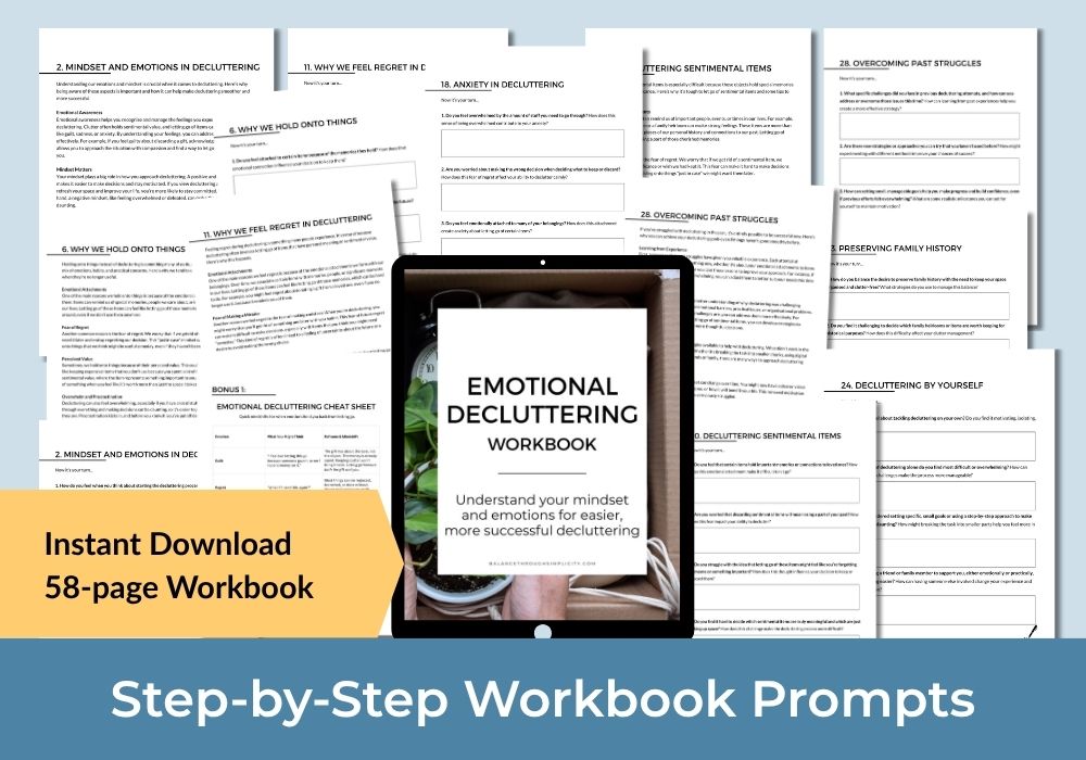 Emotional Decluttering Workbook