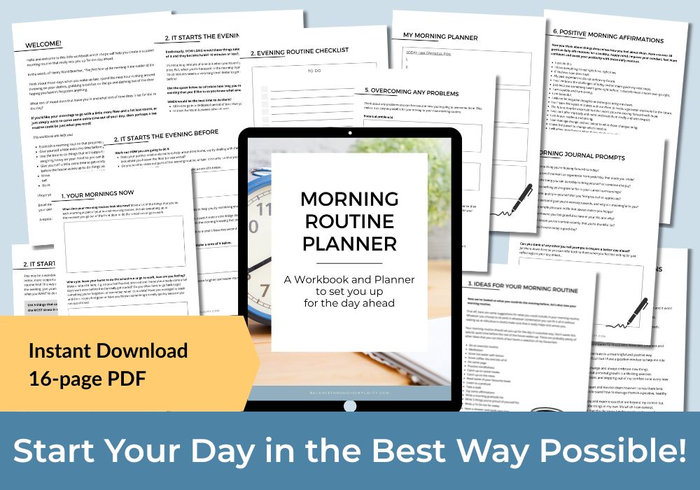 Morning Routine Planner