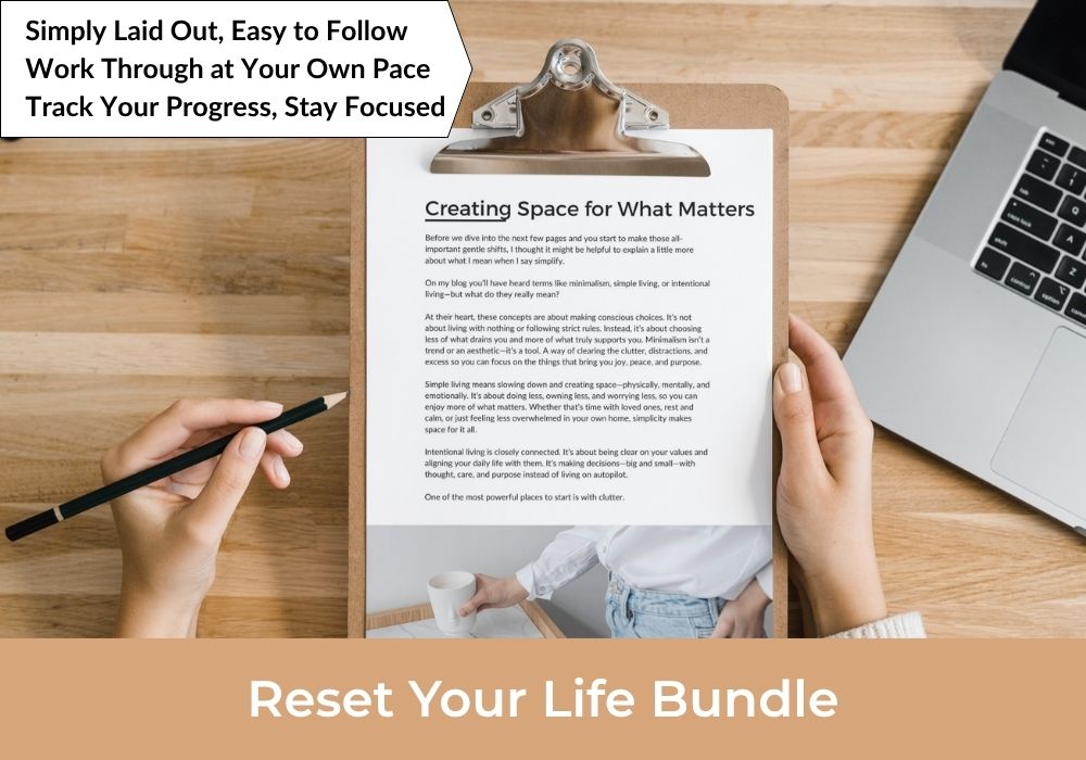 Reset Your Life Workbook Bundle