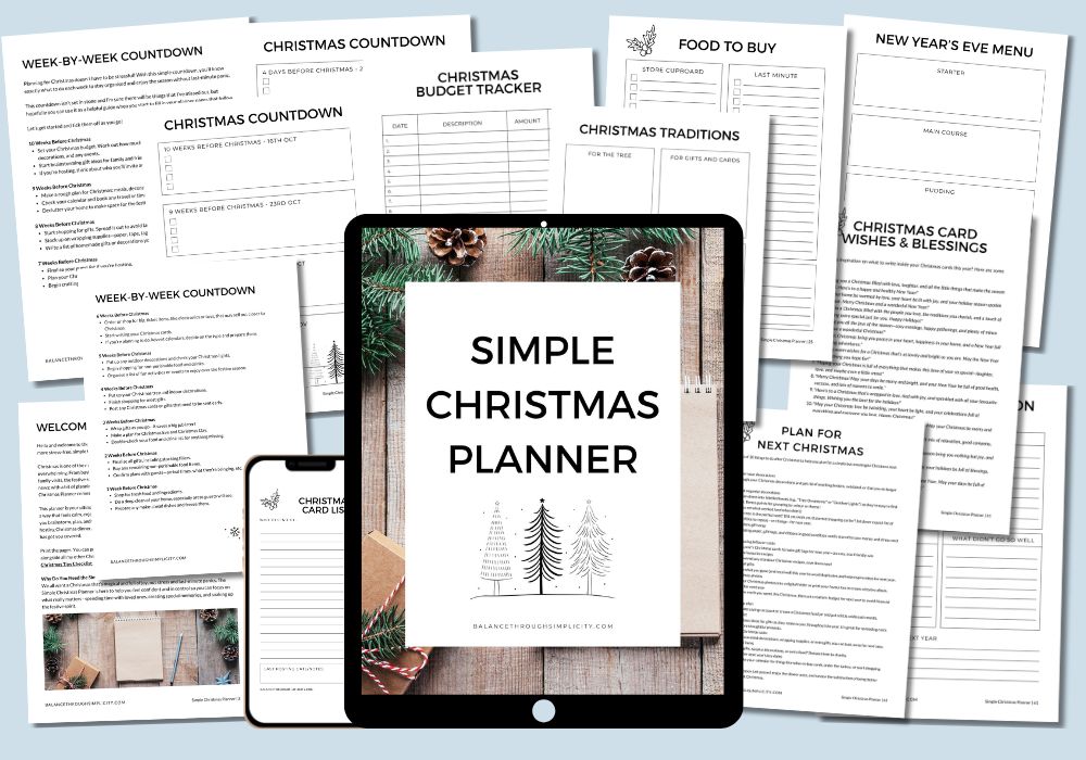Simple Christmas Planner