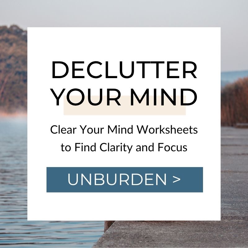 Declutter Your Mind Checklist