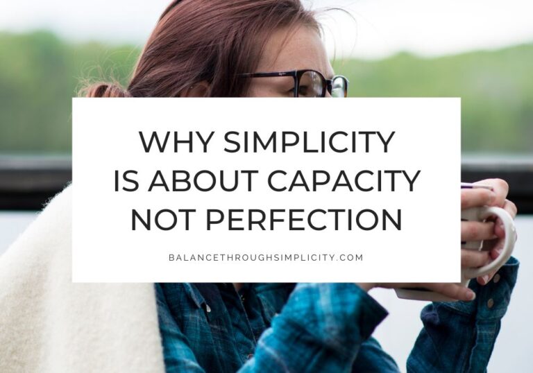Why Simplicity is About Capacity not Perfection
