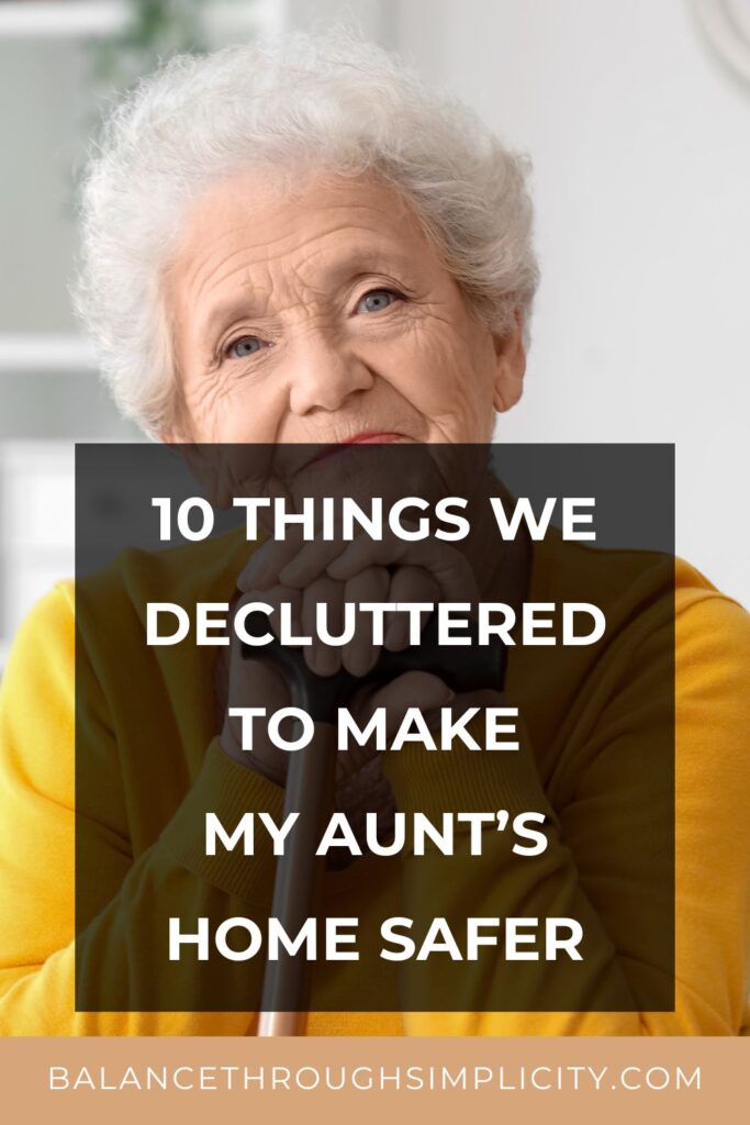 Decluttering for Safety