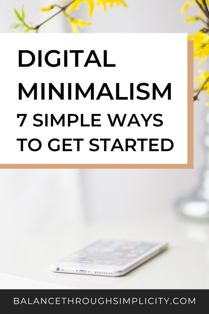 Digital Minimalism