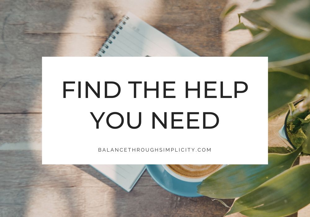 Find the Help You Need