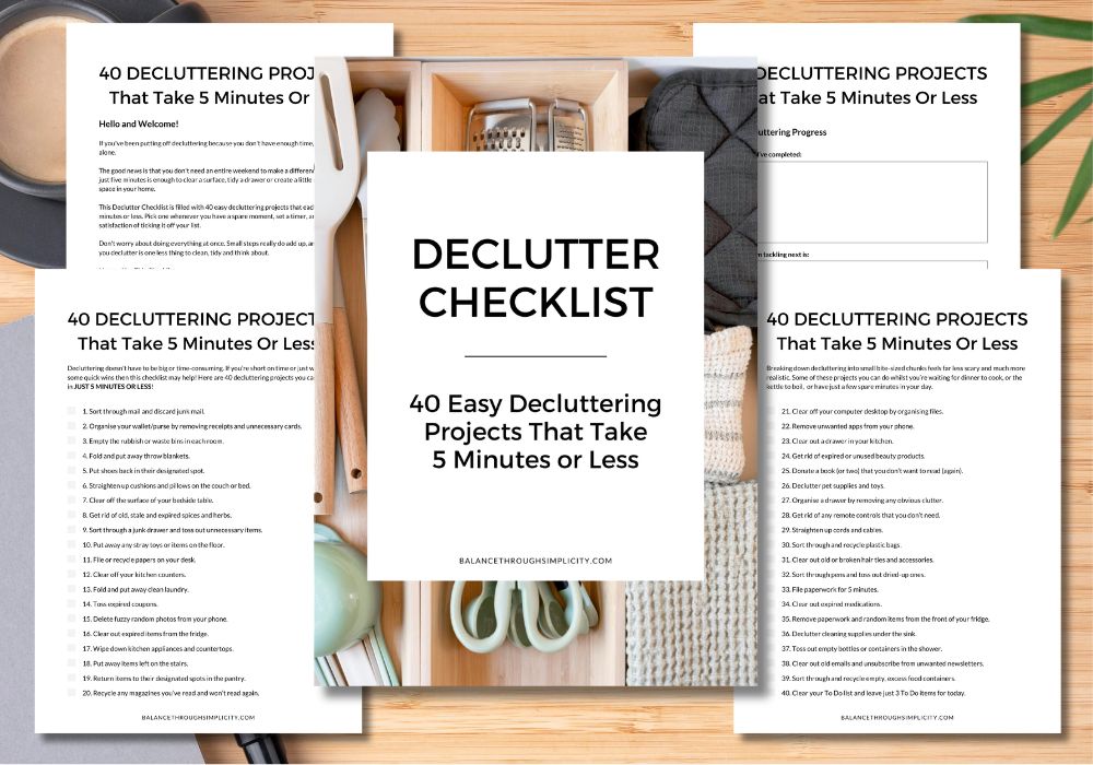 Declutter Checklist