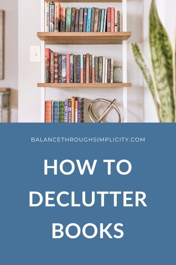 How to Declutter Books