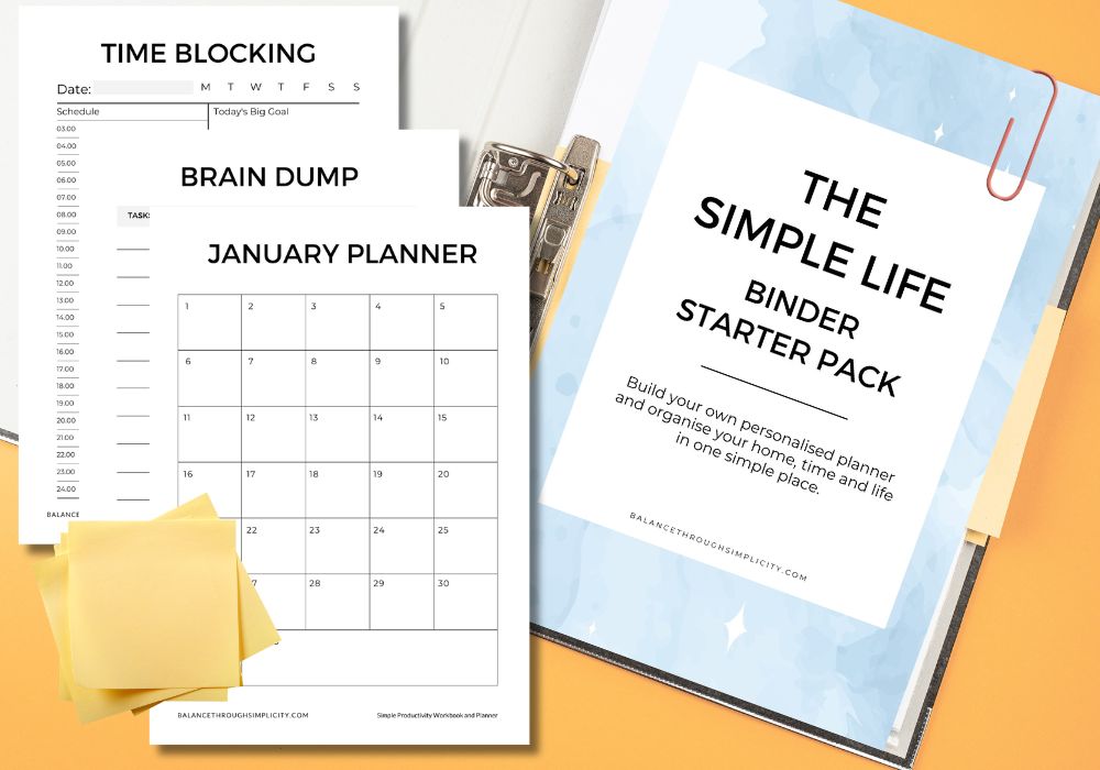 The Simple Life Binder