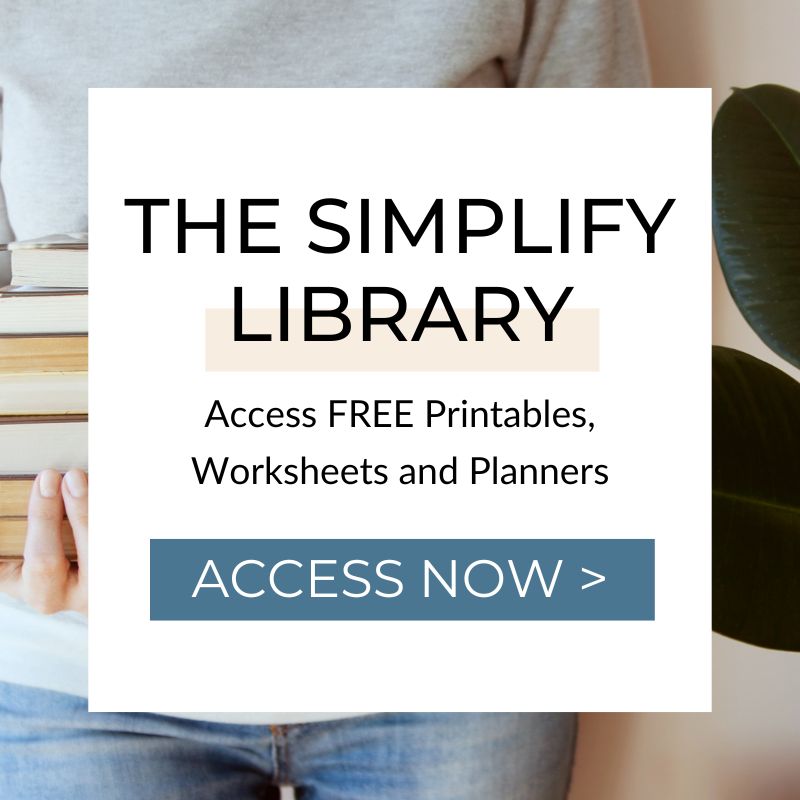 The Simplify Library at Balance Through Simplicity
