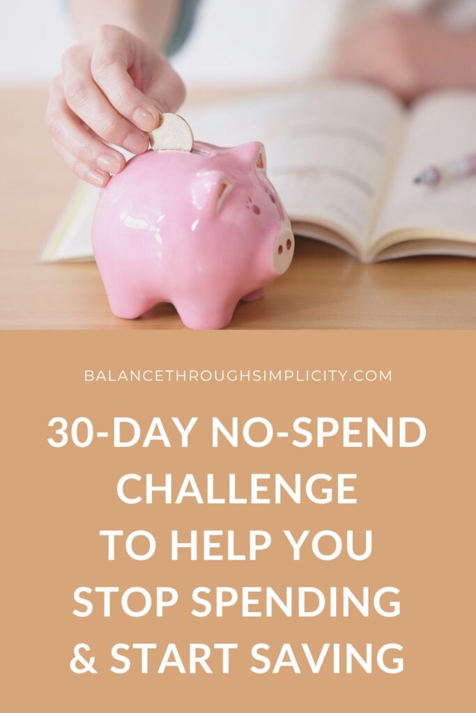 30-Day No-Spend Challenge