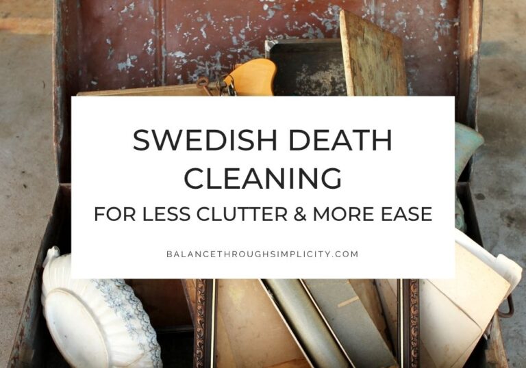 Swedish Death Cleaning