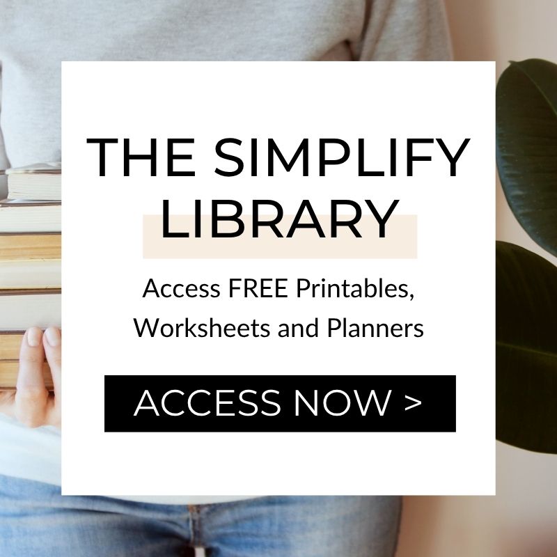 The Simplify Library Free Printables