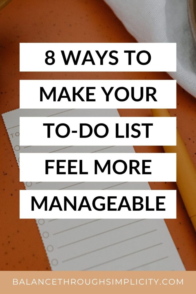 How to Stop Your To-Do List Overwhelming You