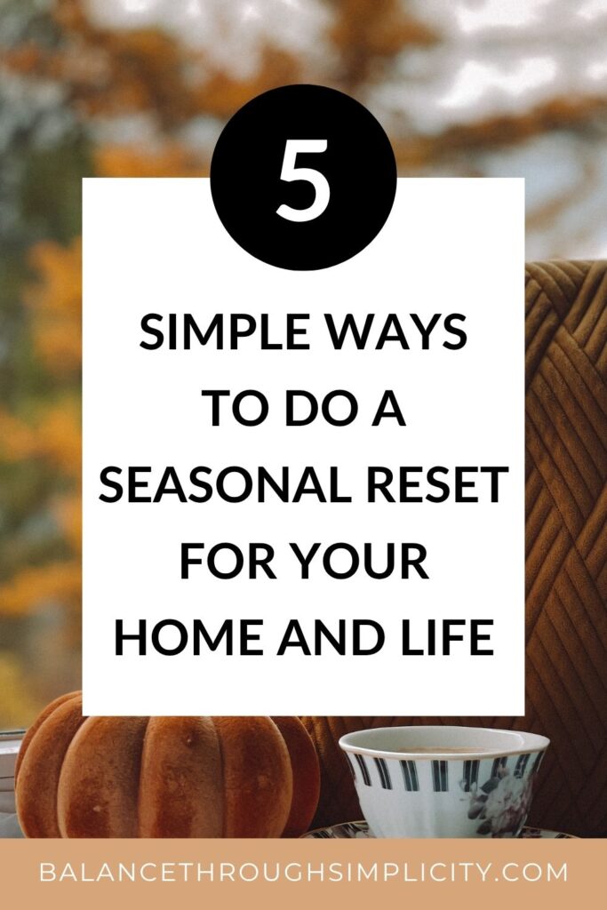 Seasonal Reset